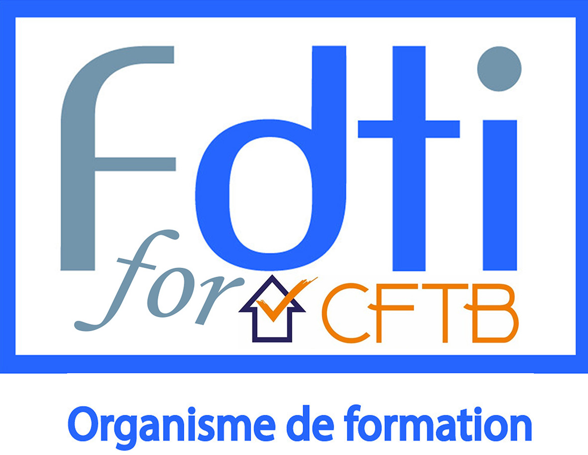 LOGO CFTB Nouveau FDTI : Formation en Diagnostic Technique Immobilier